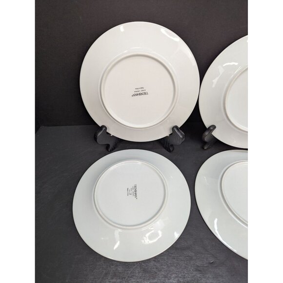 Tienshan Fine China Deck The Halls Christmas Design Salad Plate Set of 4 - Picture 8 of 11